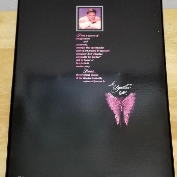 FAO Schwartz Bob Mackie Le Papillon Barbie NIB NWT - Picture 13 of 16